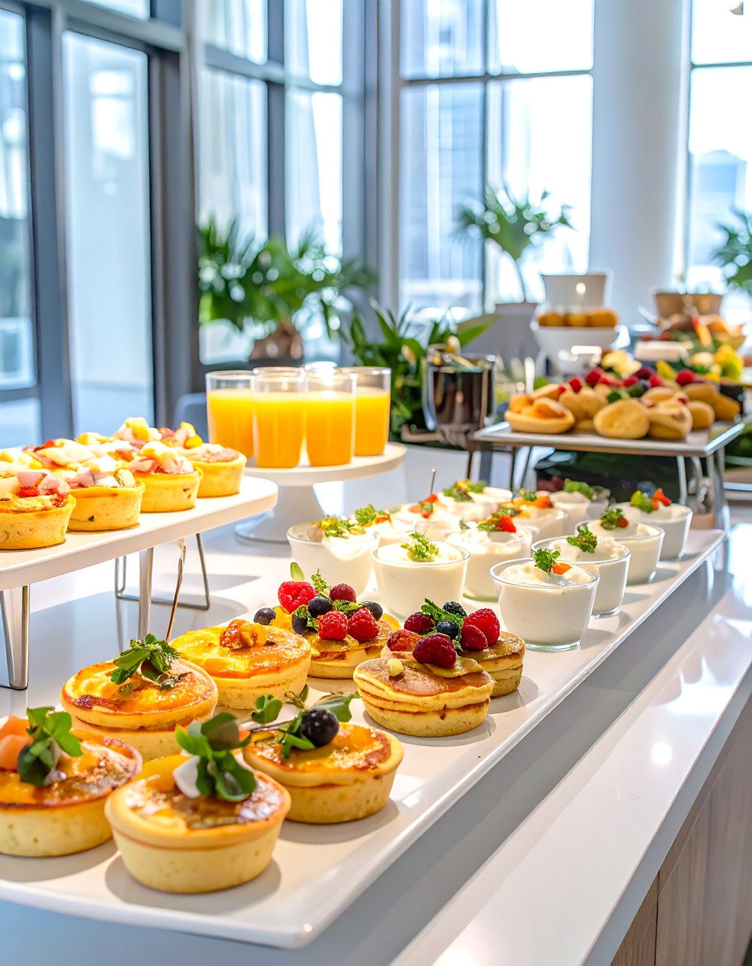 Breakfast for Lunch Party - 30 office party food ideas