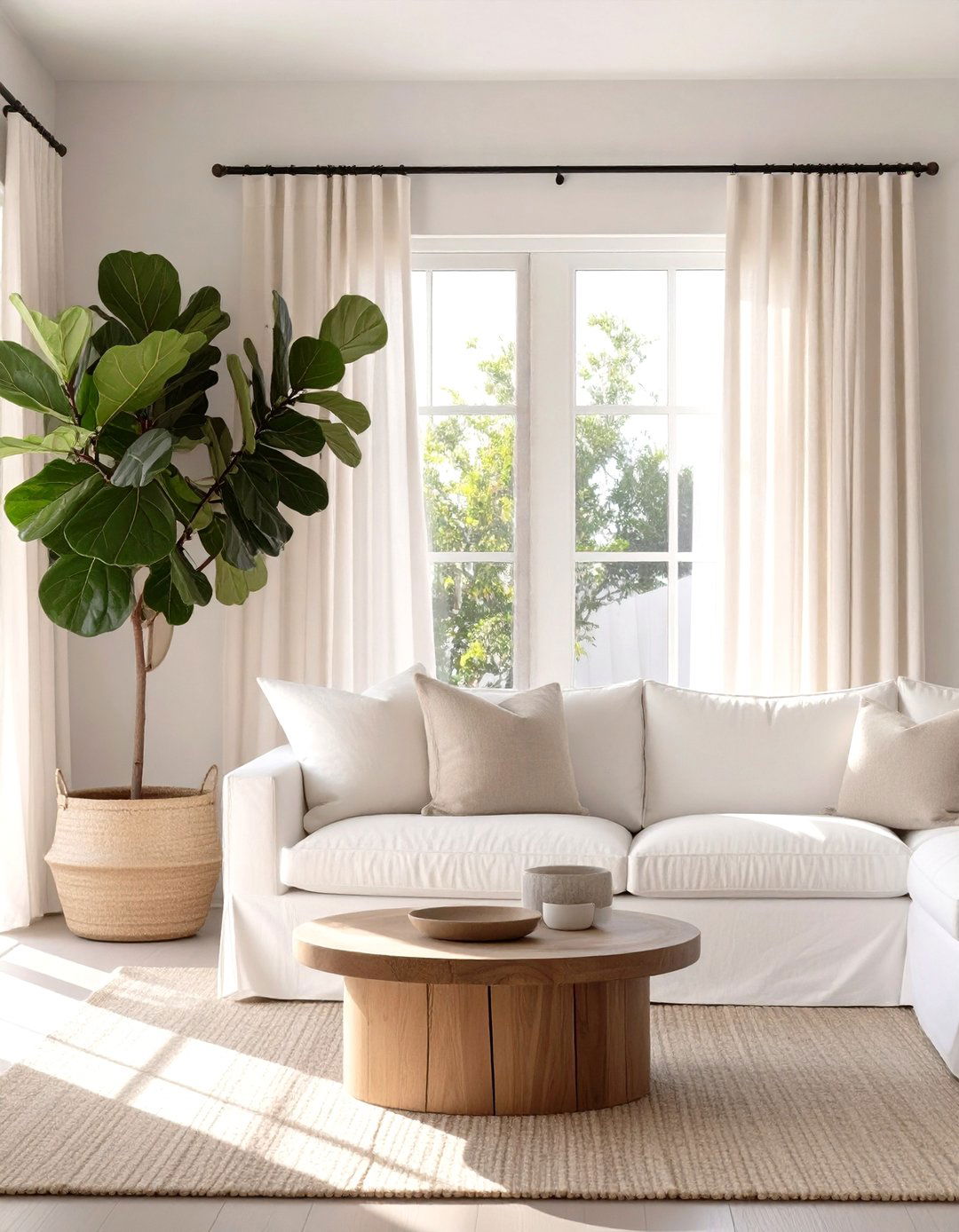 Breezy California Casual Living Room - 30 modern coastal interior design ideas