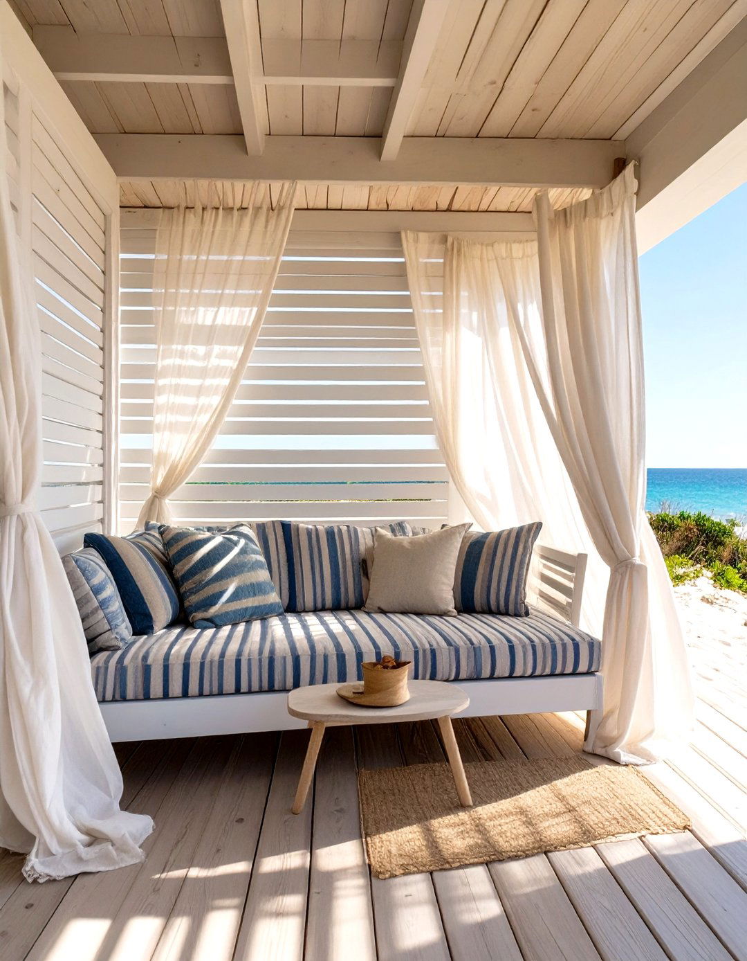 Breezy Coastal Cabana Lounge - 30 enclosing under a deck ideas