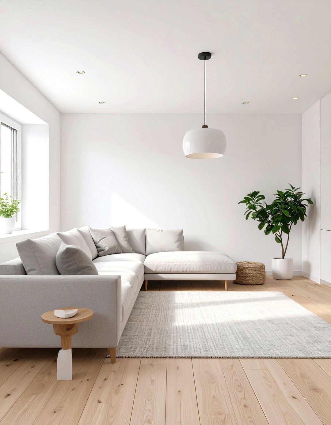 Bright Scandinavian Basement Design - 30 basement decorating ideas