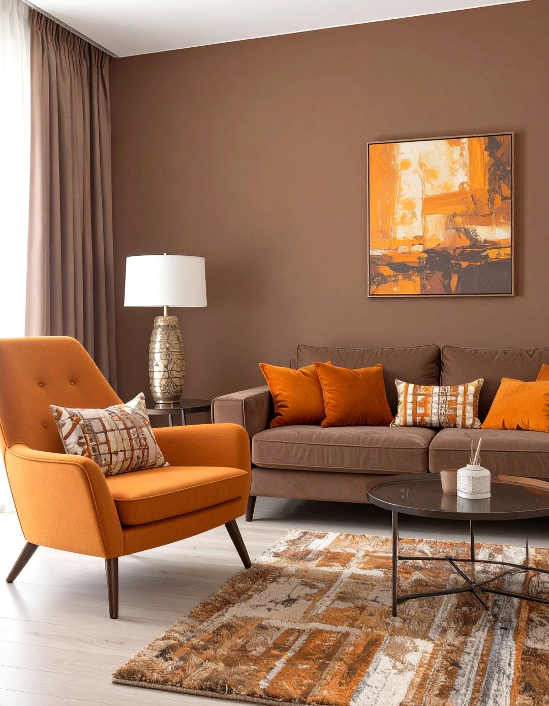 30 Cozy Modern Brown Living Room Ideas for Home