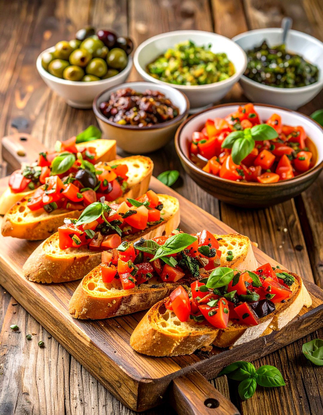 Bruschetta Bar - 30 office party food ideas
