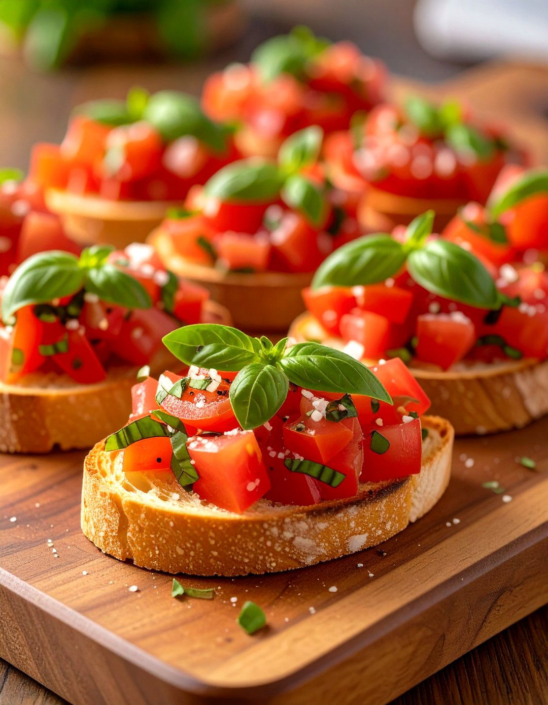 Bruschetta with Tomato and Basil - 30 cheap baby shower food ideas