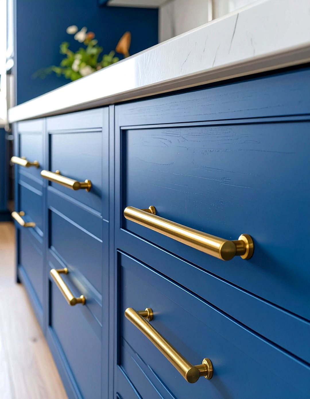 Brushed Brass Hardware - 30 texture in interior design ideas