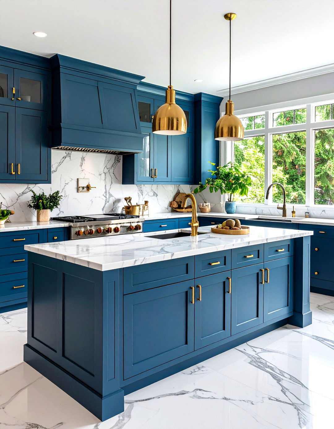 Brushed Brass Kitchen Drawer Handles - 30 kitchen hardware ideas