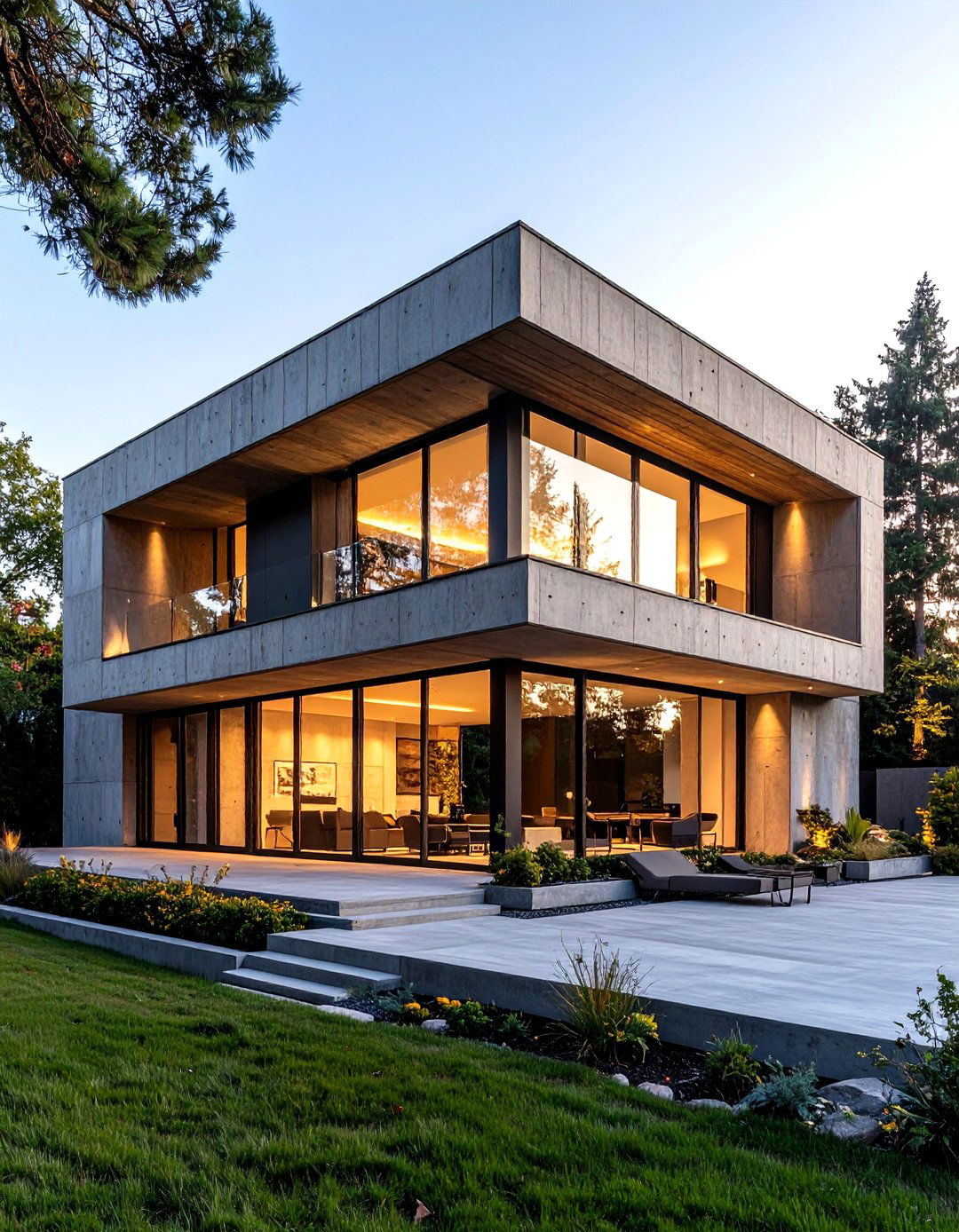 Brutalist Concrete House Exterior - 30 exterior house design ideas