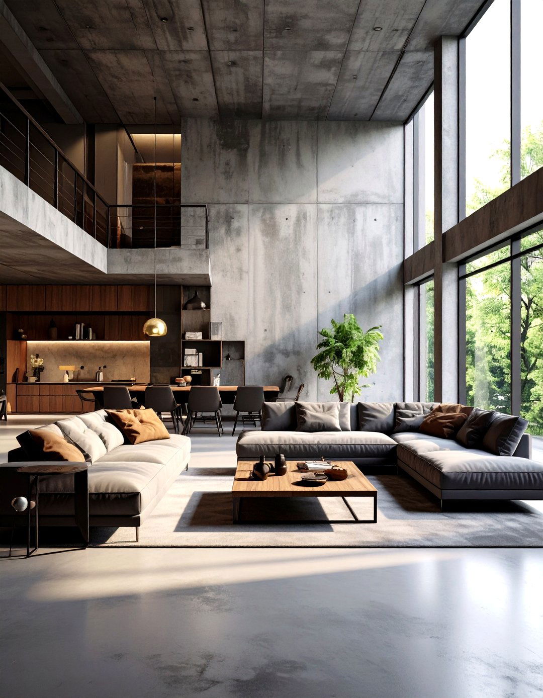 Brutalist Interior Design - 30 interior design styles list ideas
