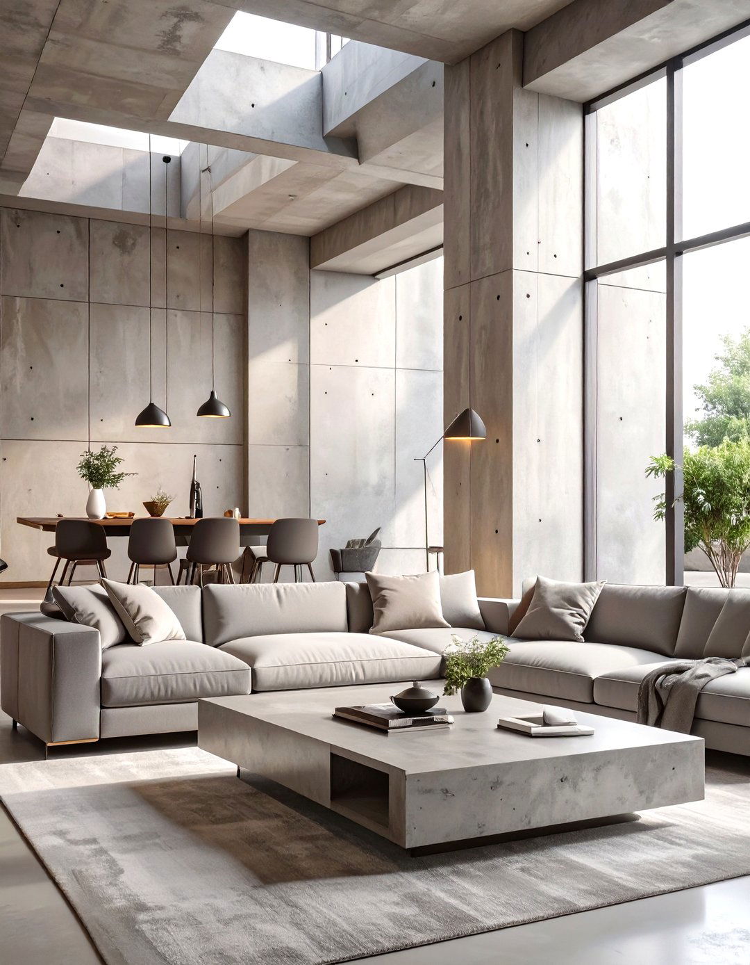 Brutalist Interior Living Room - 30 modern luxury modern living room design ideas