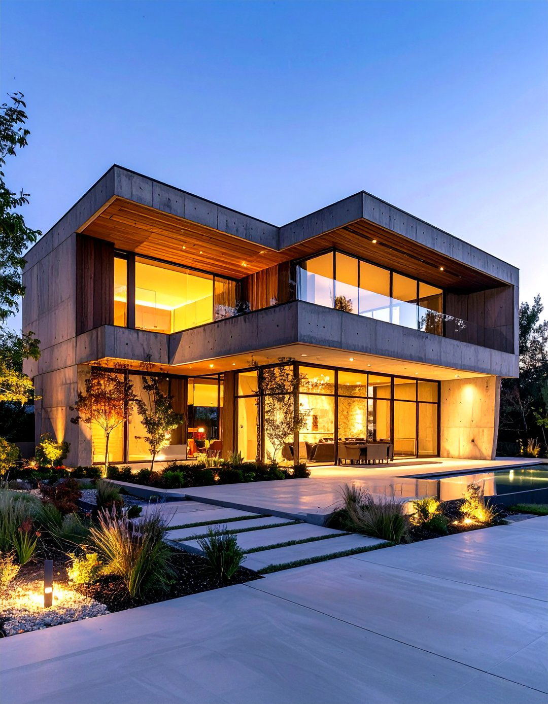 Brutalist Raw Concrete Forms - 30 exterior home design ideas