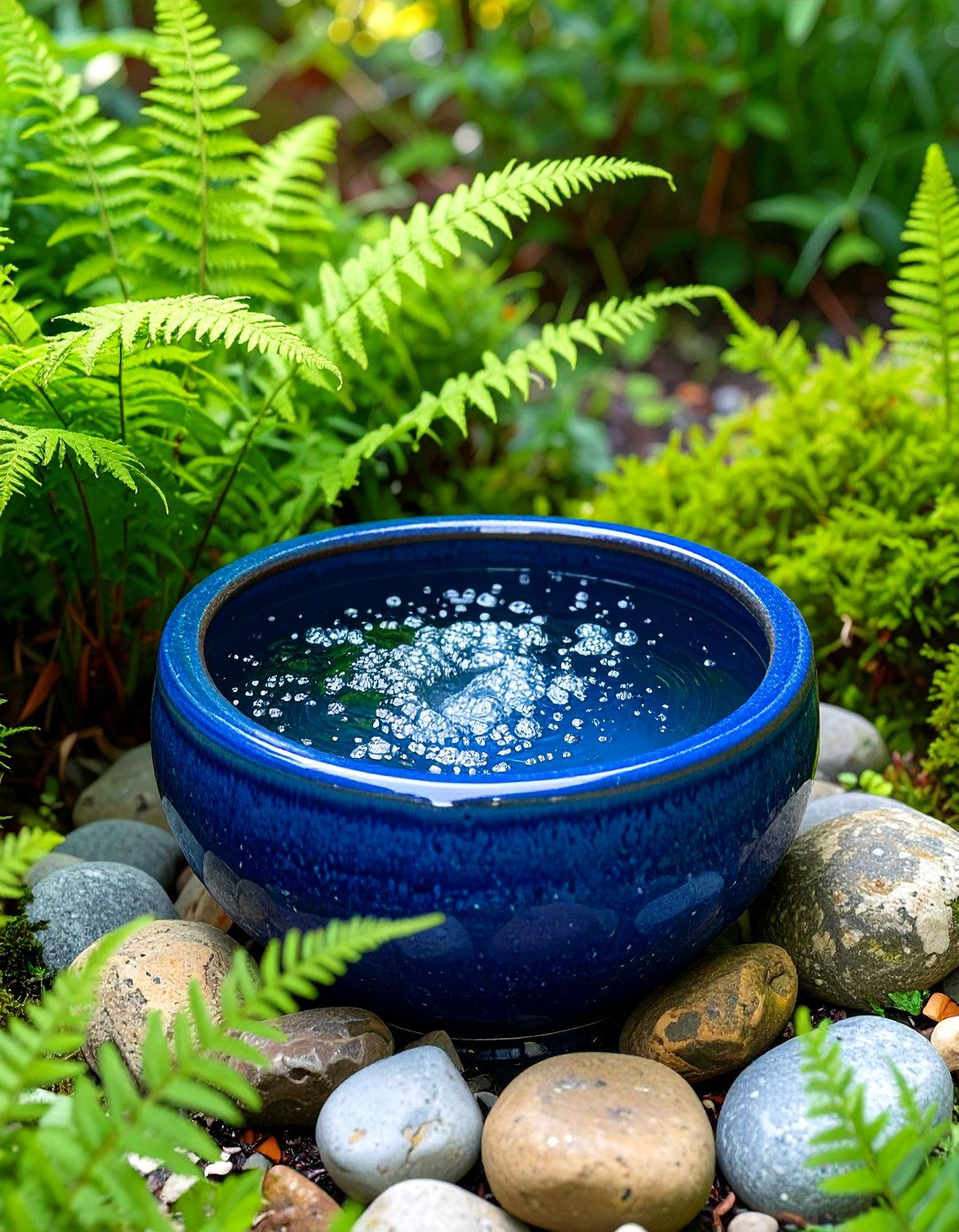 Bubbling Water Feature Pot - 30 small garden design ideas
