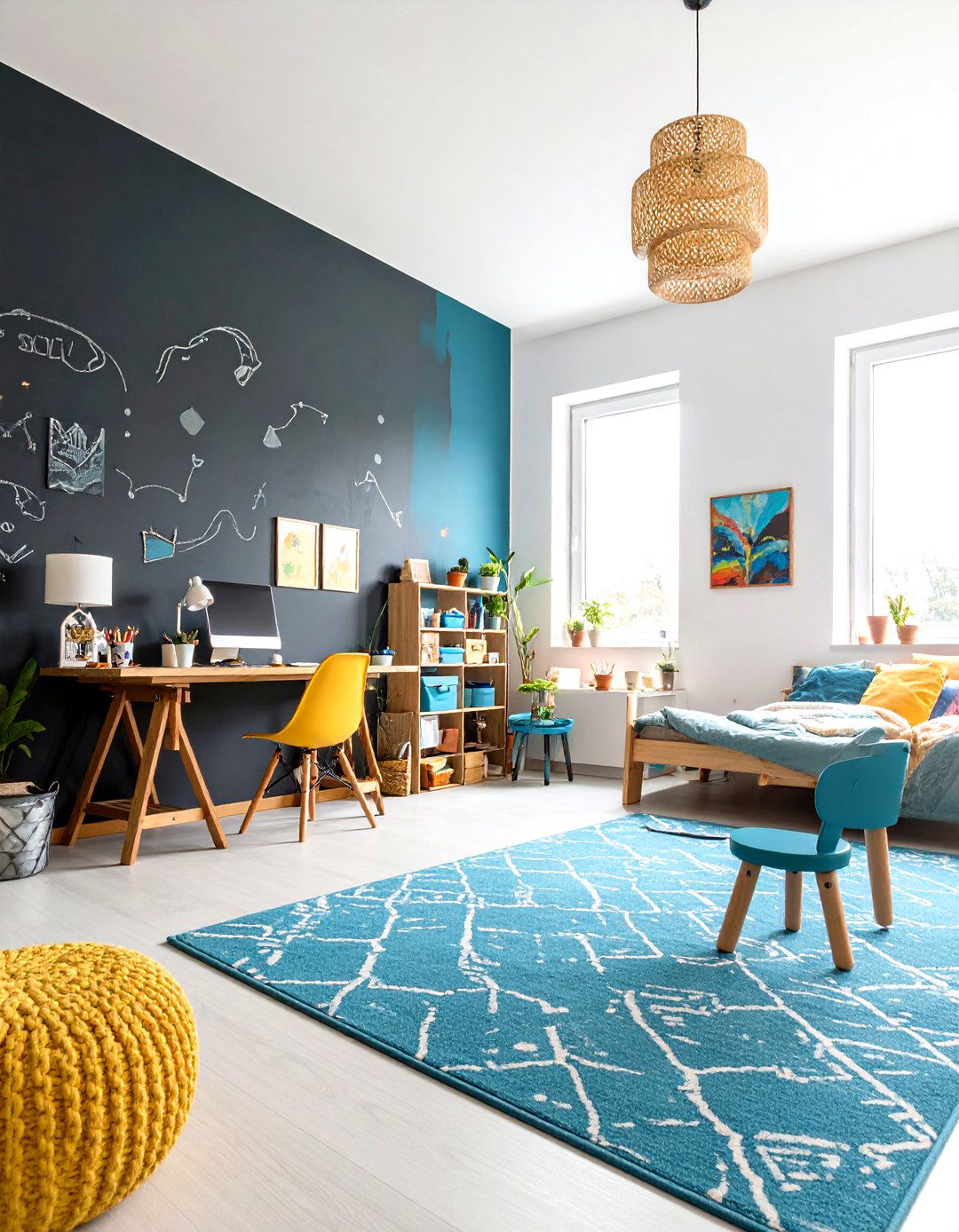 Budding Artists Studio Bedroom - 30 little girls bedroom ideas