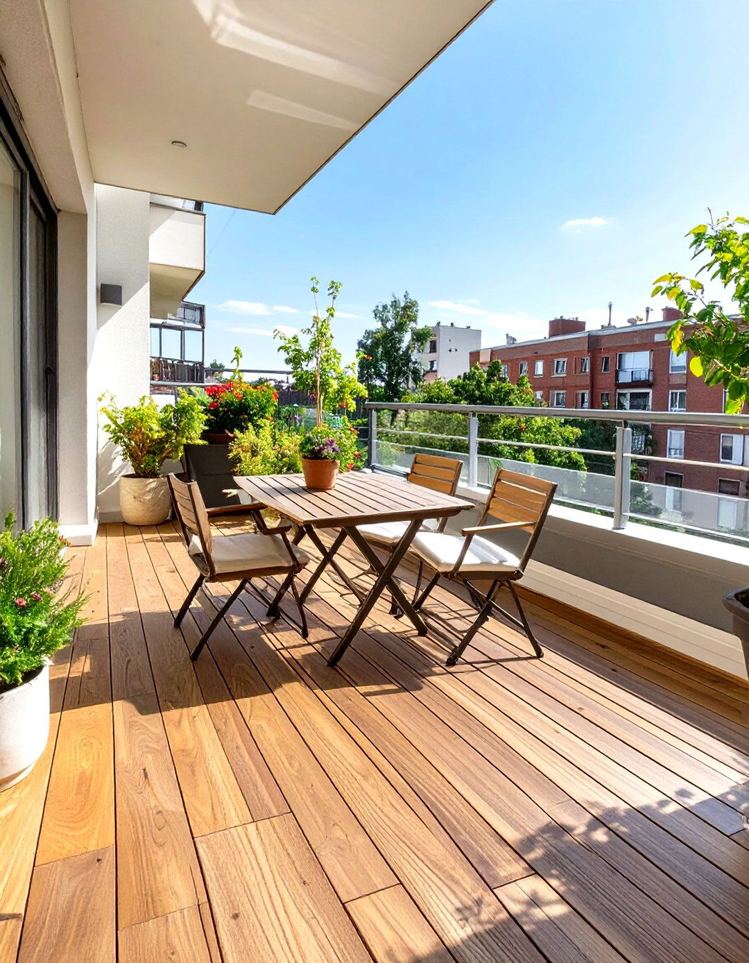 Budget Friendly Deck Tiles - 30 cheap patio floor ideas