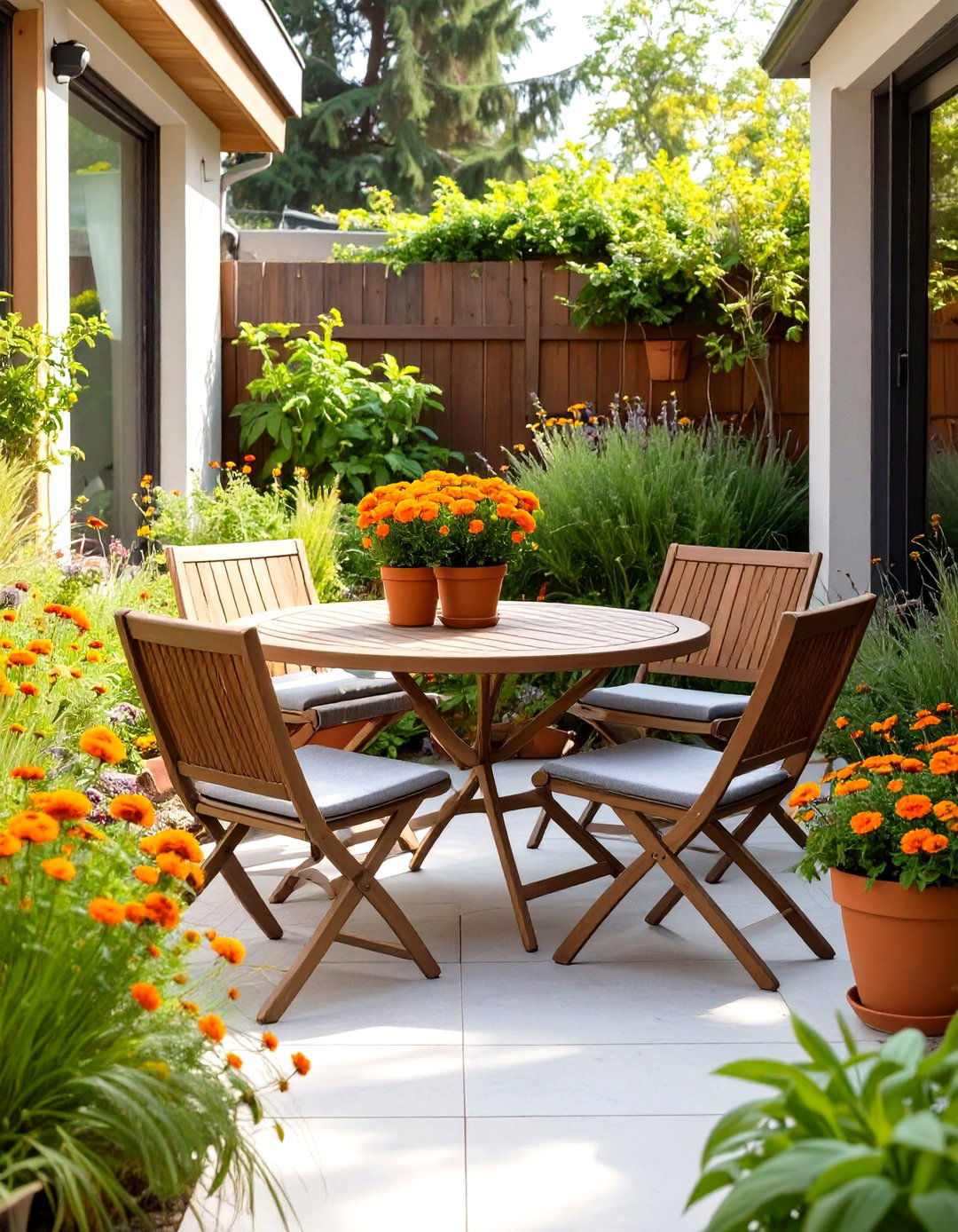 Bug Repellent Plant Garden on a Small Patio - 30 small patio garden ideas