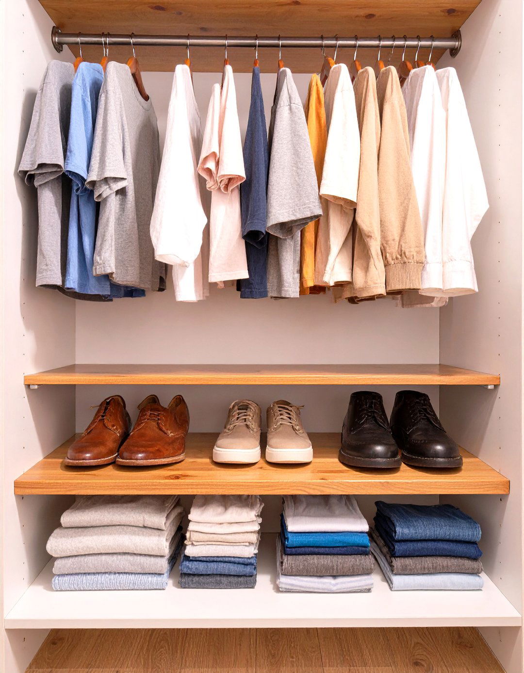 Build DIY Closet Shelf Risers - 30 small closet organizer ideas