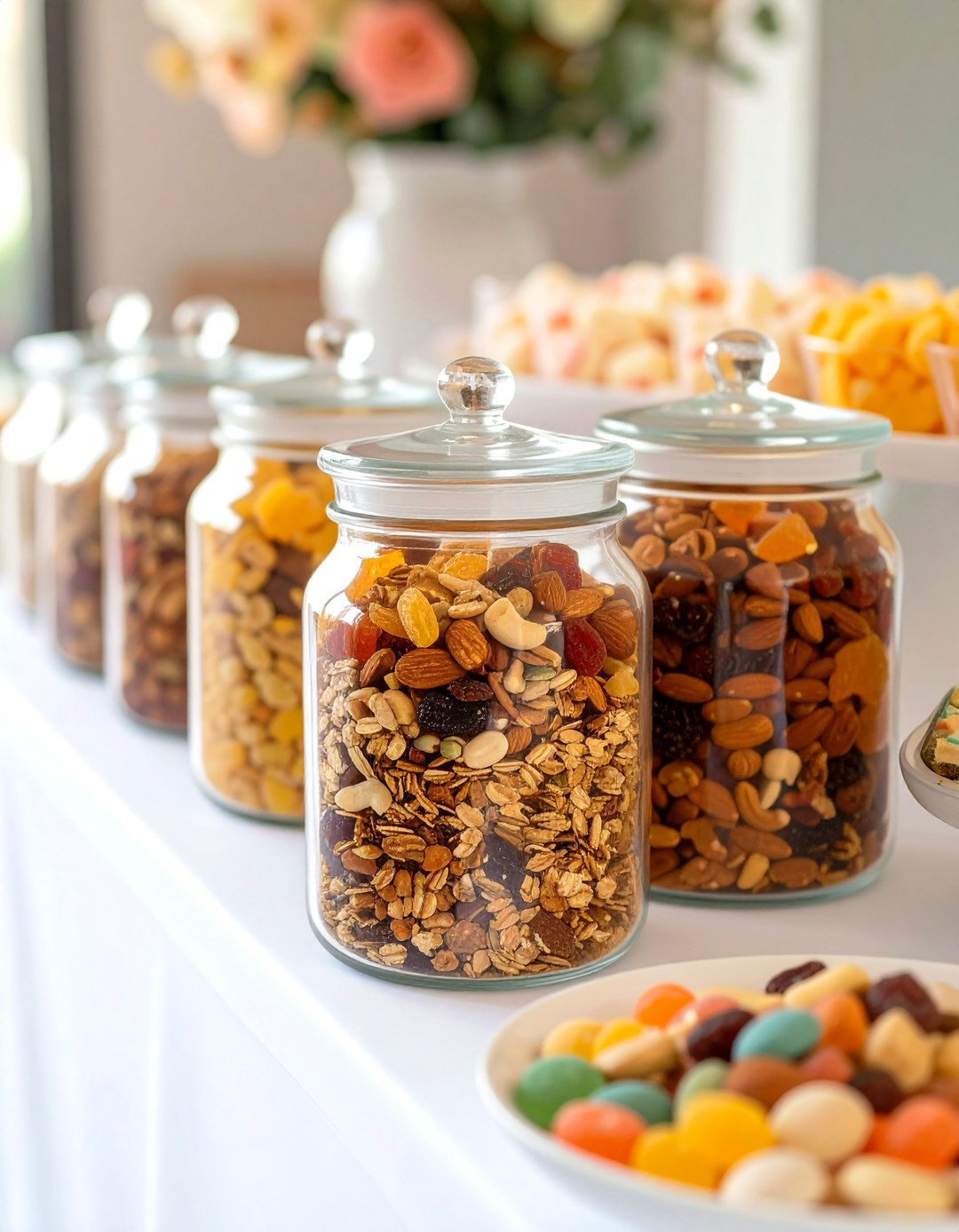 Build Your Own Trail Mix Bar - 30 sprinkle baby shower ideas