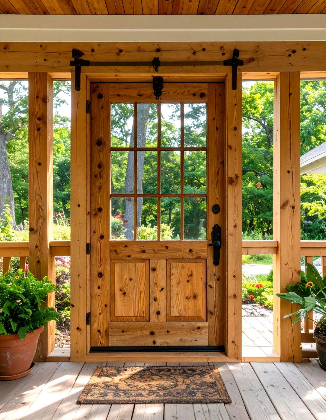 Build a Basic DIY Screen Porch Door - 30 screen porch ideas on a budget