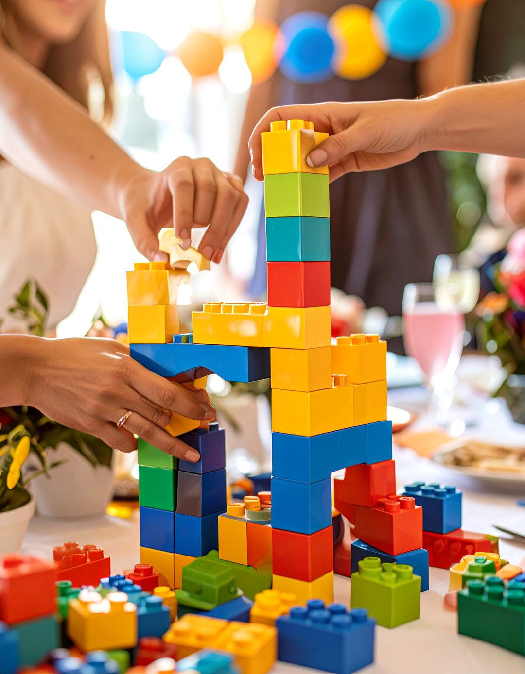 Building Our Life Together Lego Party - 30 couples shower ideas