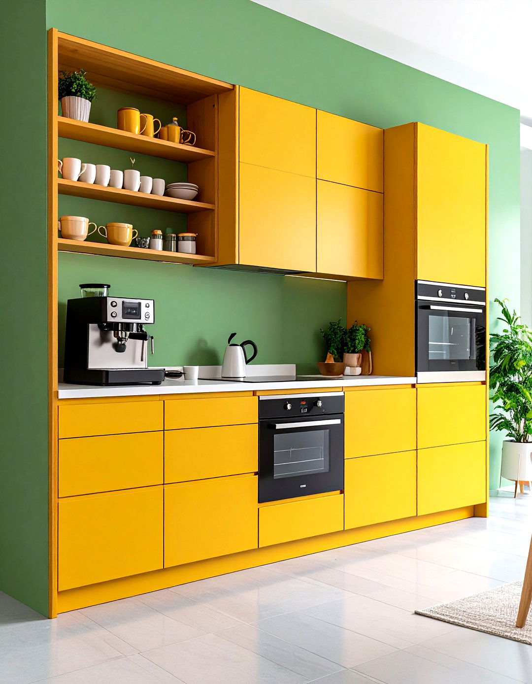 Built In Appliance Garage Coffee Bar - 30 kitchen coffee bar ideas