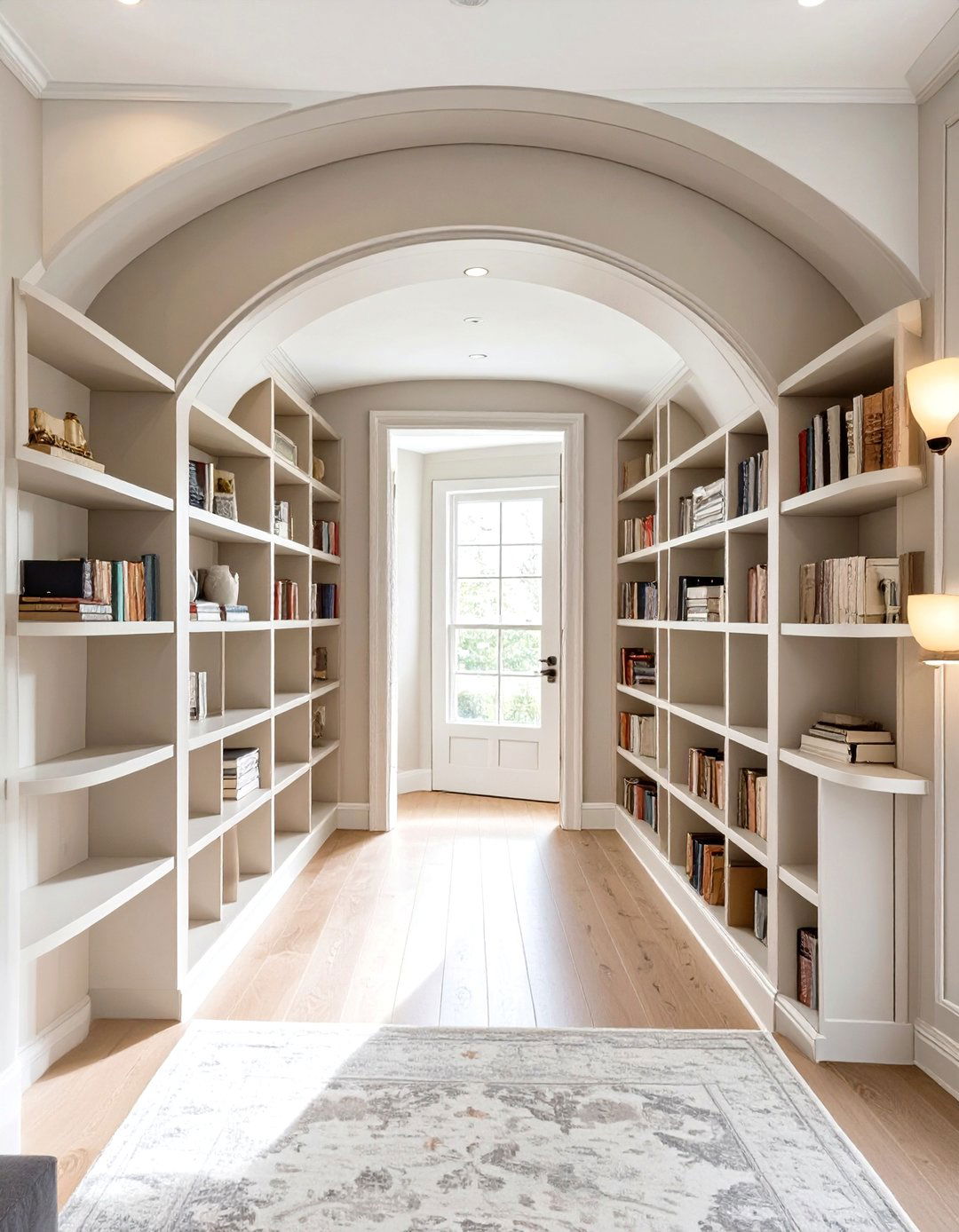 Built In Bedroom Bookshelves Around a Doorway - 30 bedroom bookshelf ideas