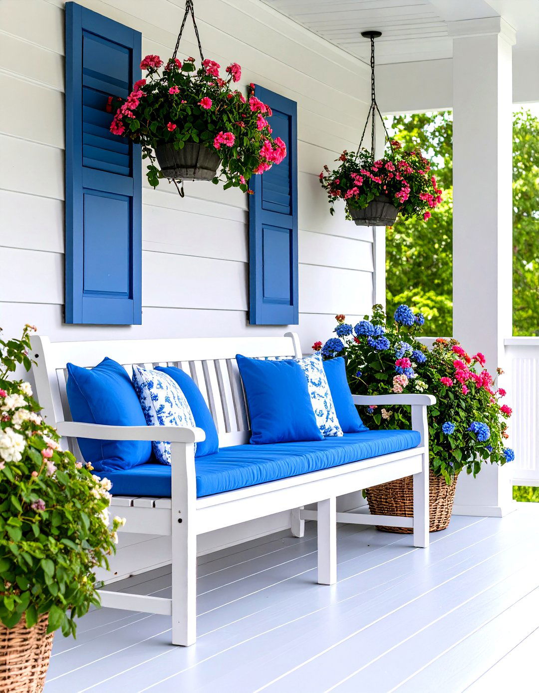 Built In Bench Porch Railing - 30 porch railing designs