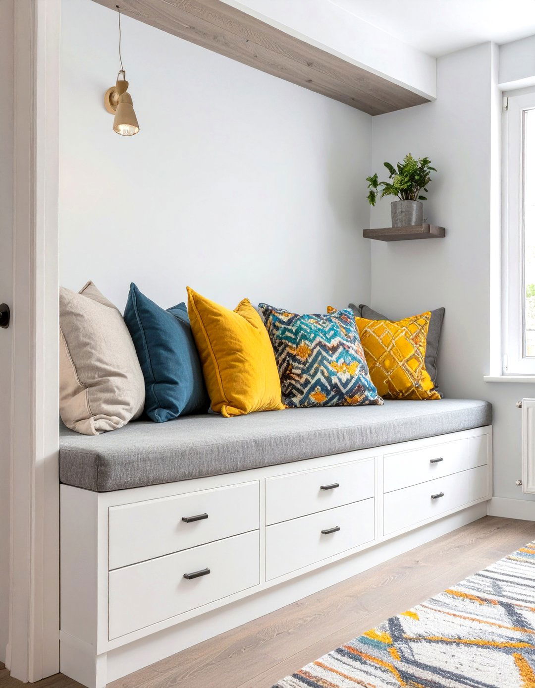 Built In Benches in Living Areas - 30 small home design ideas