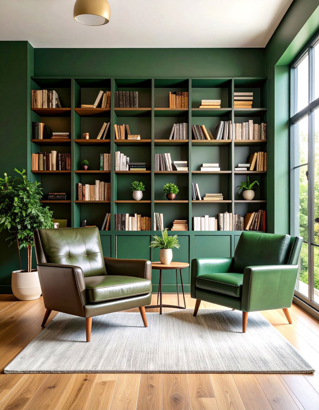 Built In Bookshelf Living Room Wall - 30 accent wall ideas for living room