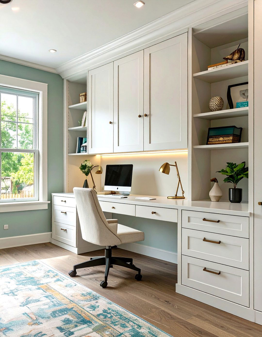 Built In Cabinetry Desk Small Home Office Design - 30 small home office design ideas