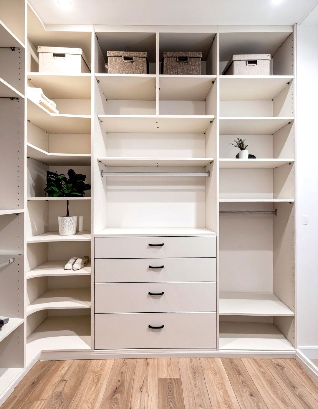 Built In Closet Dresser and Shelves - 30 closet shelf ideas