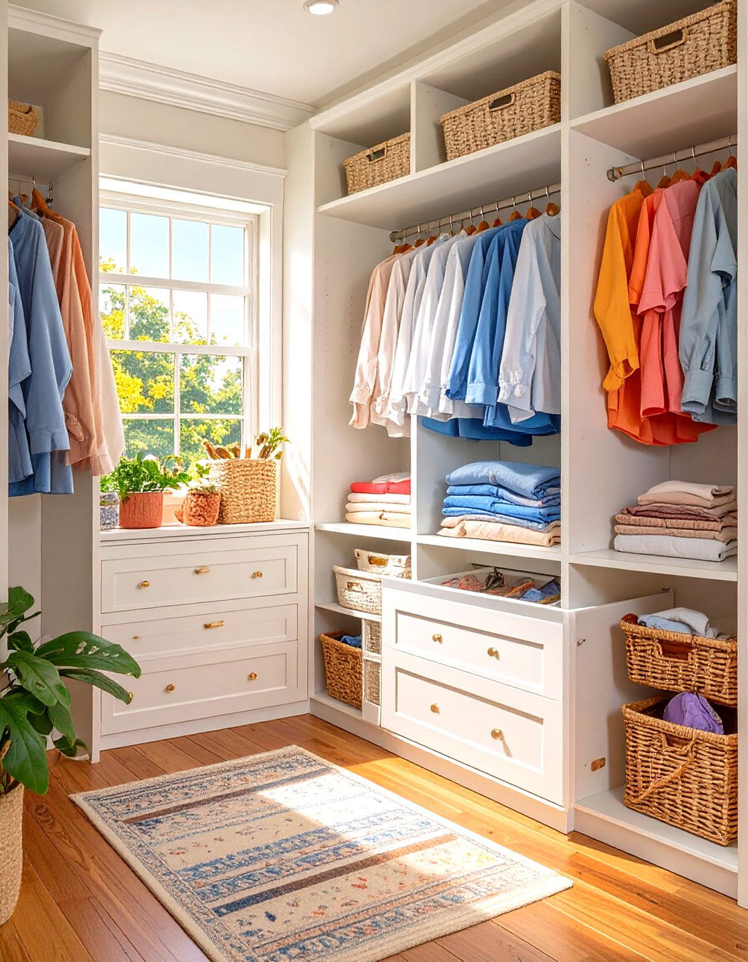 Built In Closet Hamper - 30 small walk in closet design ideas