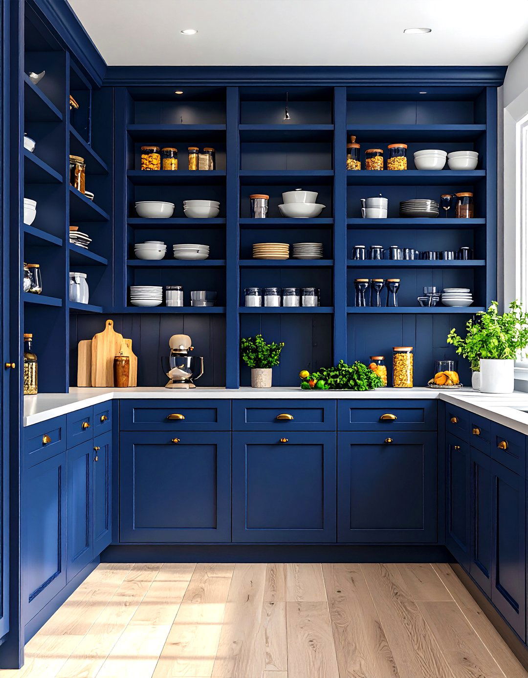 Built In Custom Pantry Cabinetry Shelves - 30 pantry shelf ideas