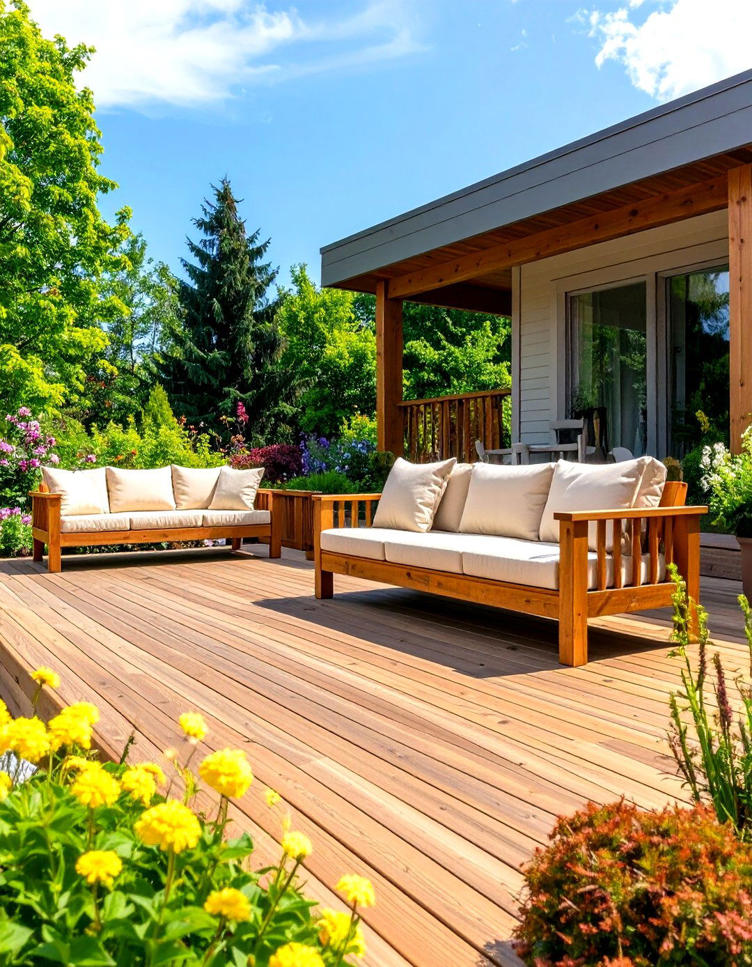 Built In Deck Bench Outdoor Seating - 30 outdoor seating ideas