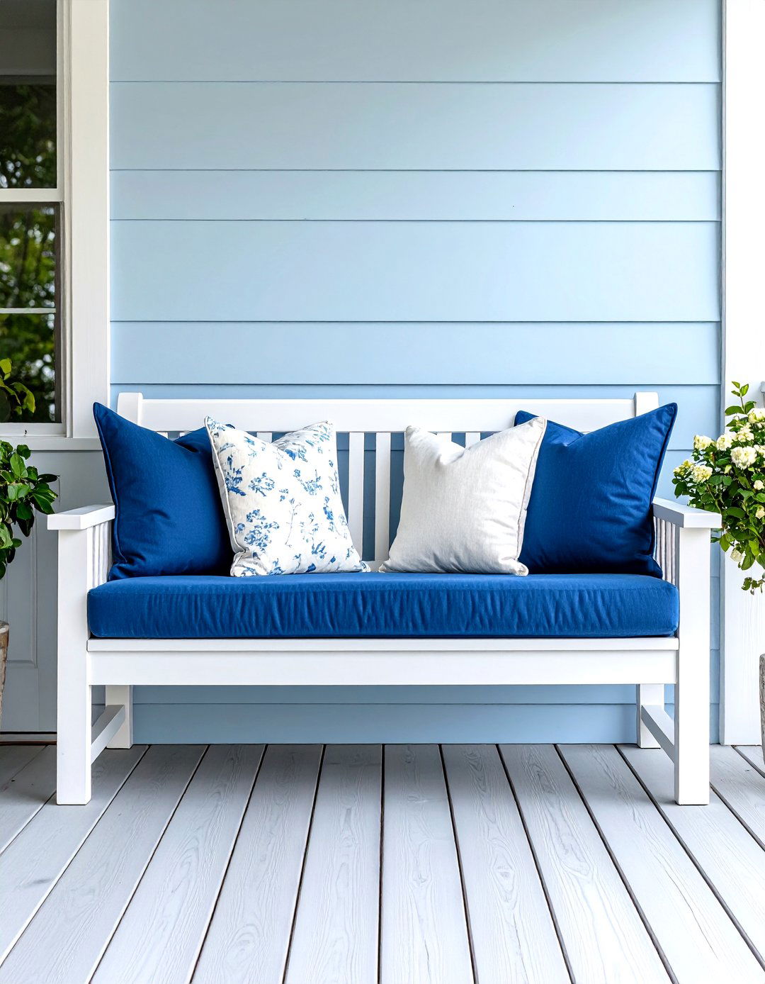 Built In Porch Bench with Storage - 30 porch furniture ideas
