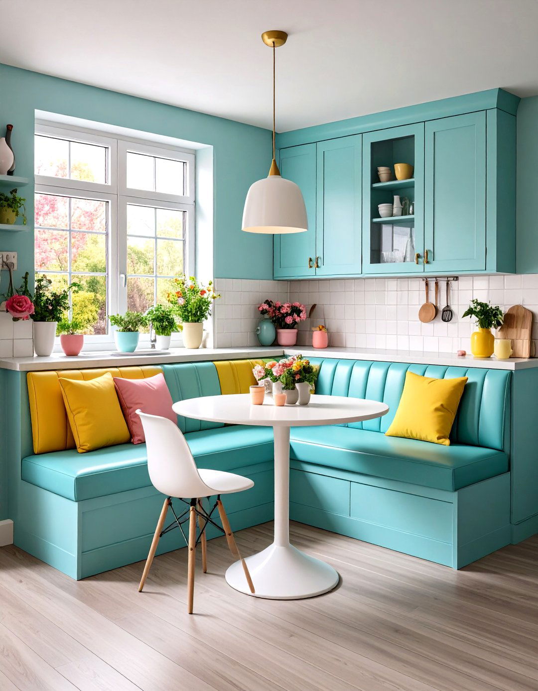 Built In Seating Nooks - 30 retro interior design ideas