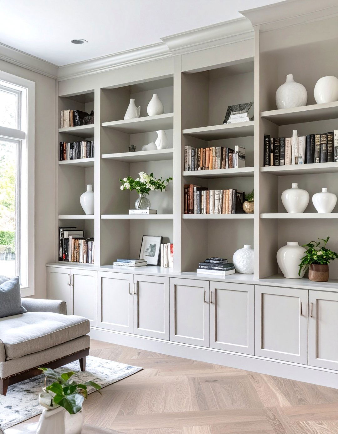 Built In Shelving and Cabinetry - 30 transitional interior design ideas