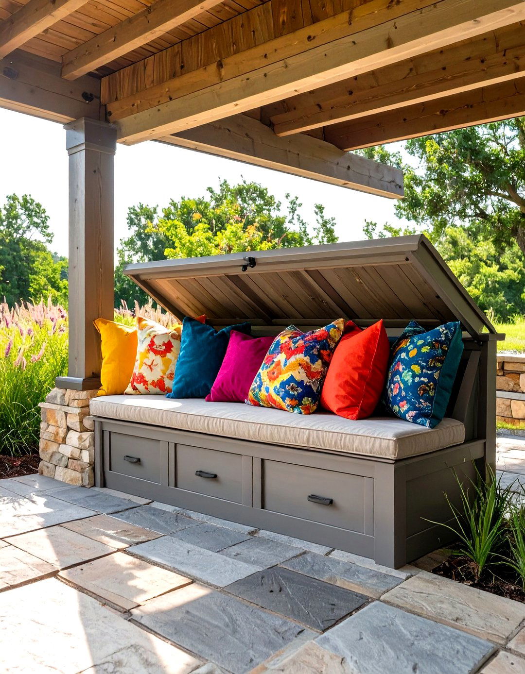 Built In Under Deck Storage Benches - 30 under deck storage ideas