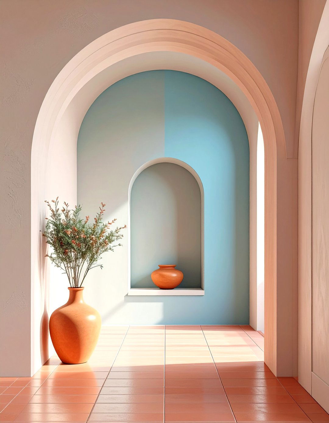 Built In Wall Niches - 30 spanish interior design ideas