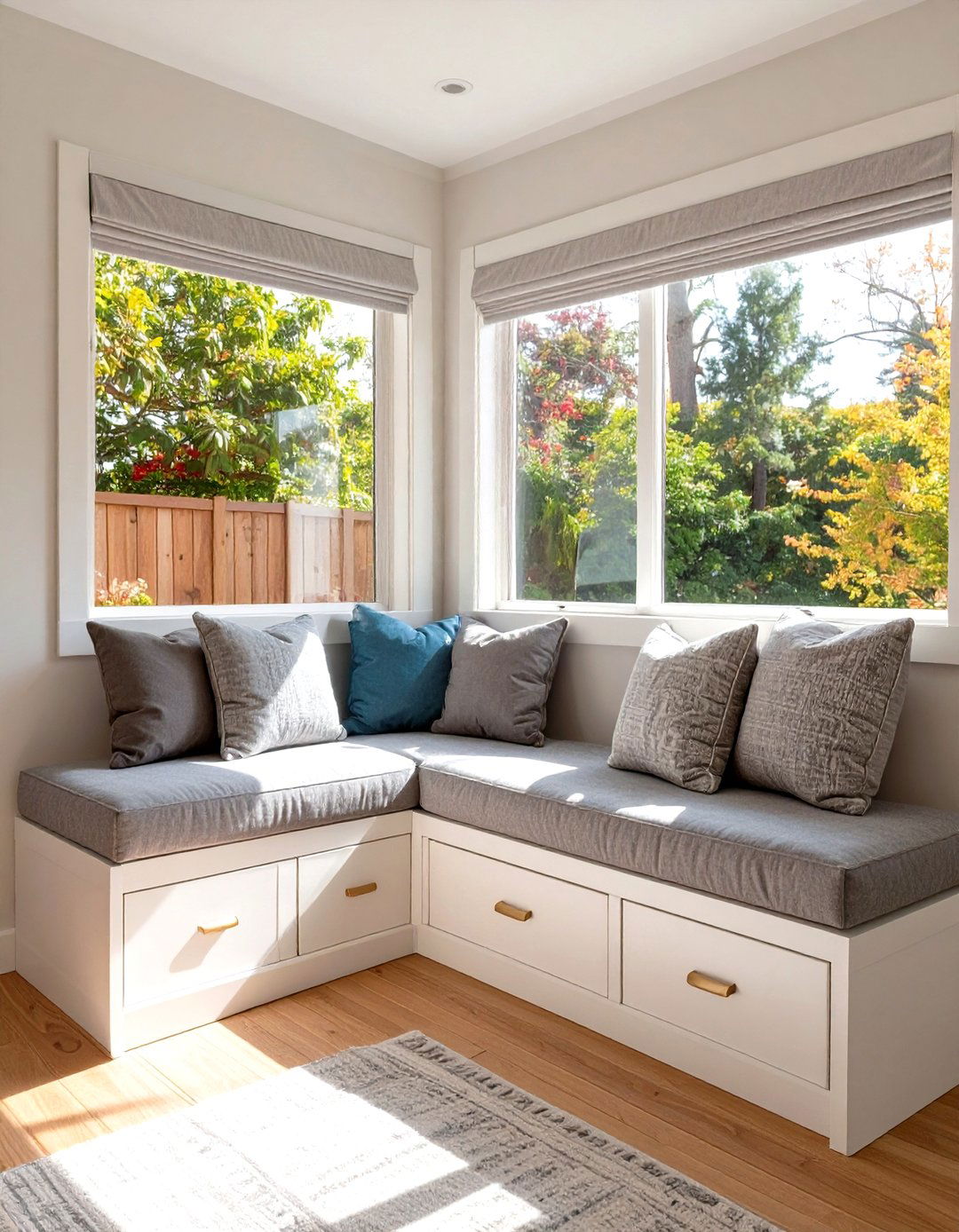 Built In Window Seat with Storage for a Teen Boys Bedroom - 30 teen boys bedroom ideas