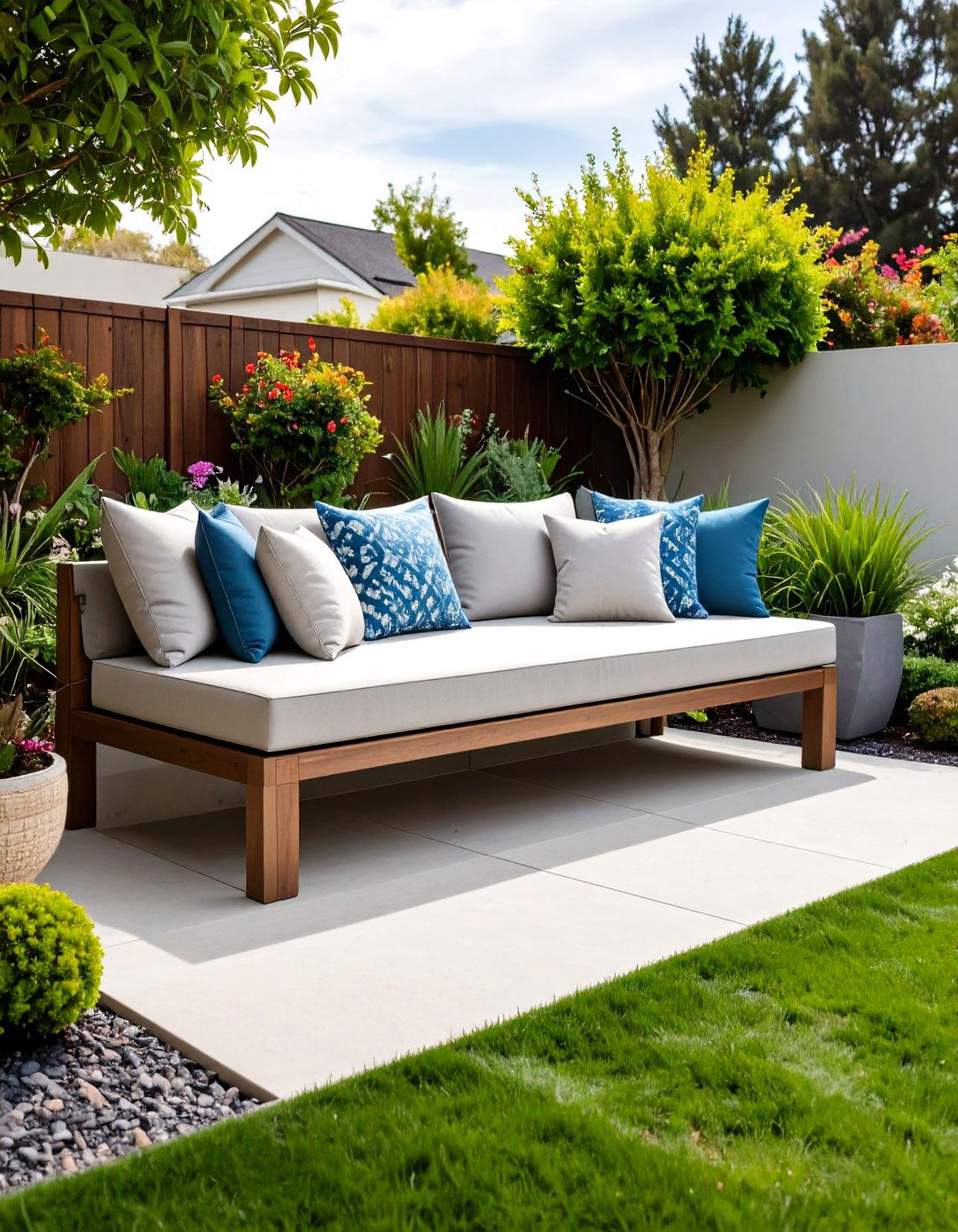 Built in Benches for Patio Seating - 30 patio decorating ideas