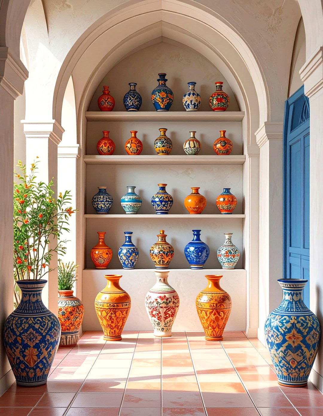 Built in Niches or Nichos - 30 spanish style interior design ideas