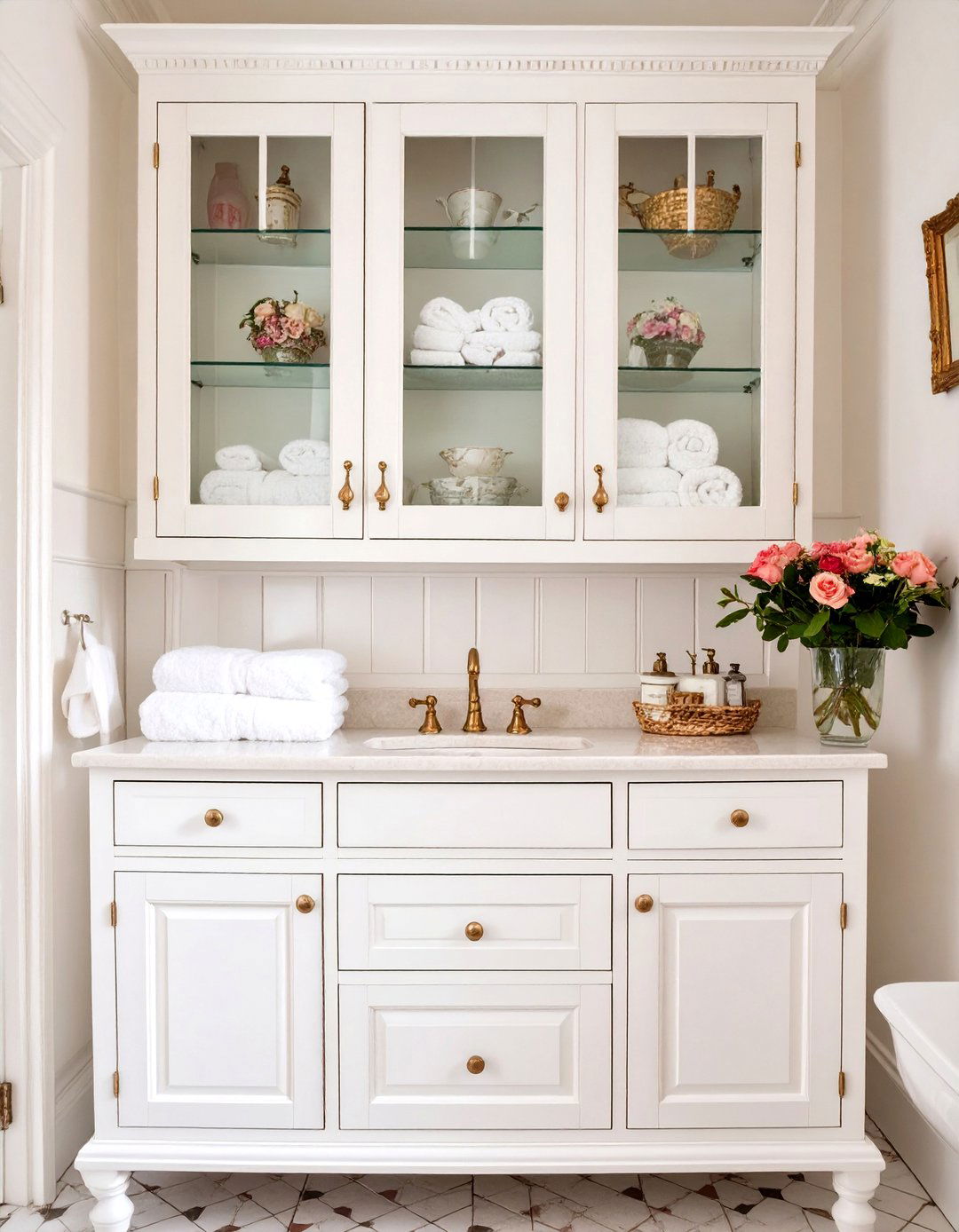 Built in Shelving and Cabinetry - 30 victorian bathroom ideas