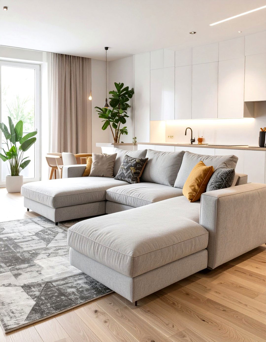 Bumper Chaise Sectional Layout - 30 small living room sectional layout ideas