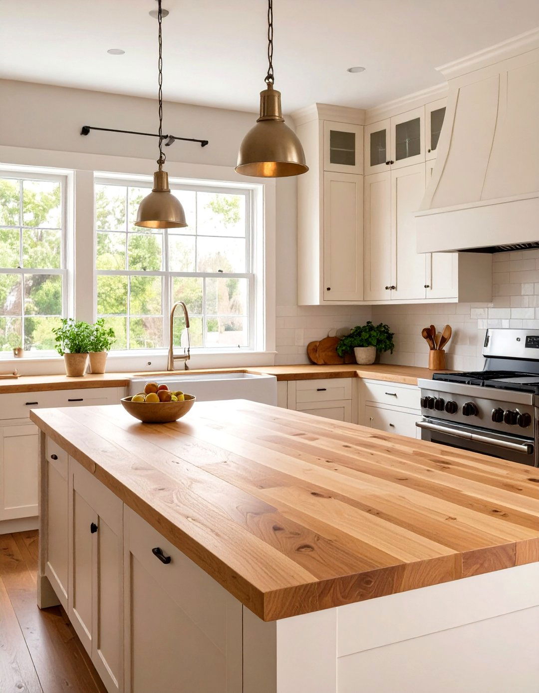 Butcher Block Countertops - 30 what is country interior design ideas