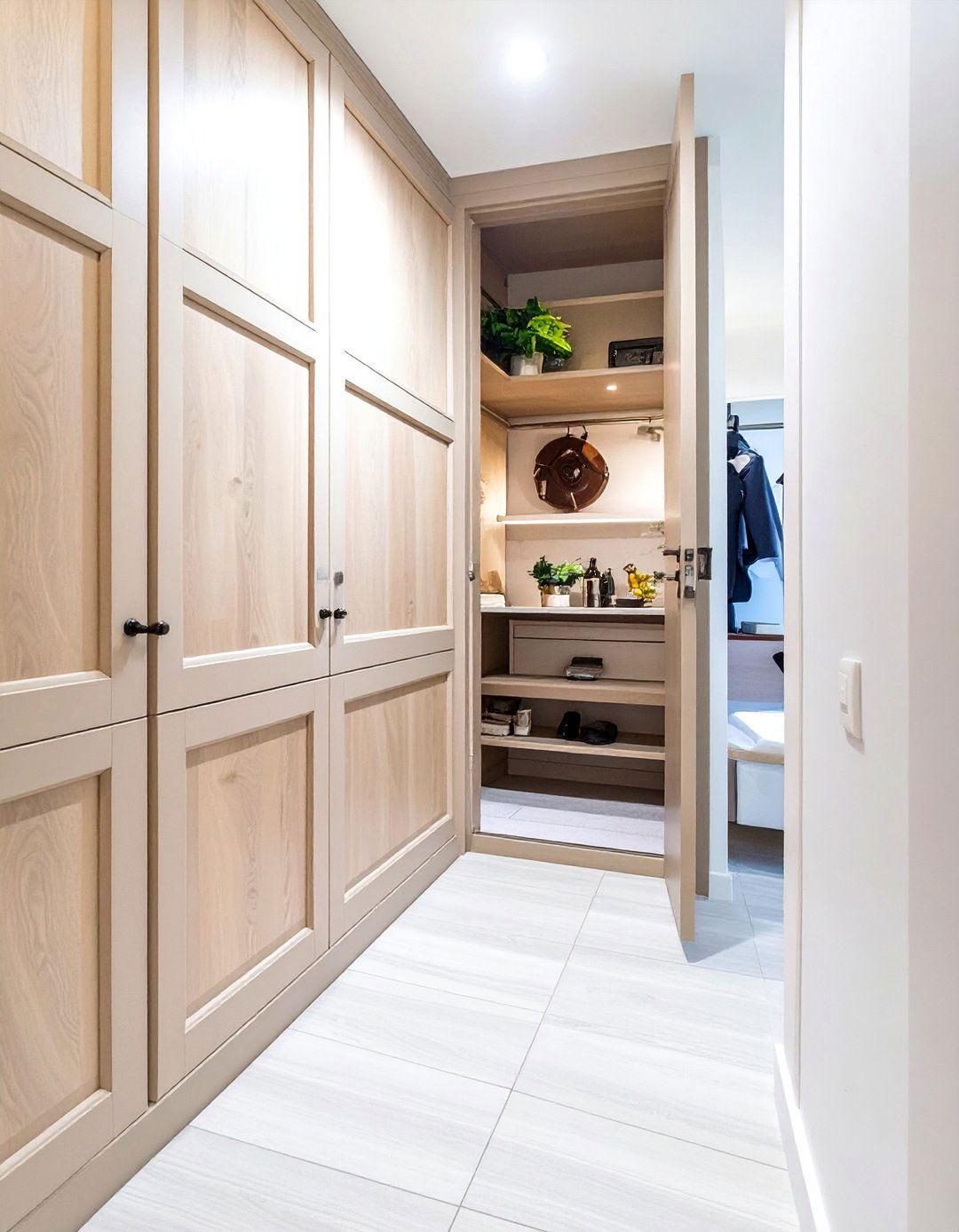 Butlers Pantry with a Hidden Door - 30 butlers pantry ideas