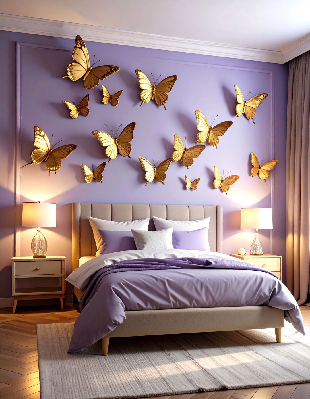 Butterflies on the Wall Princess Bedroom - 30 princess bedroom ideas