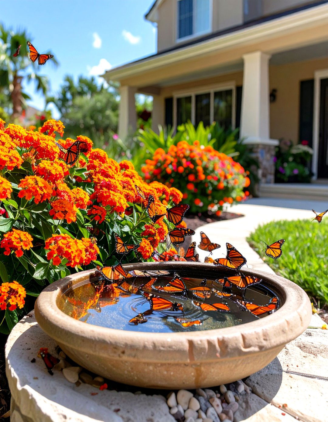 Butterfly Garden Florida Haven - 30 curb appeal florida front yard landscaping ideas
