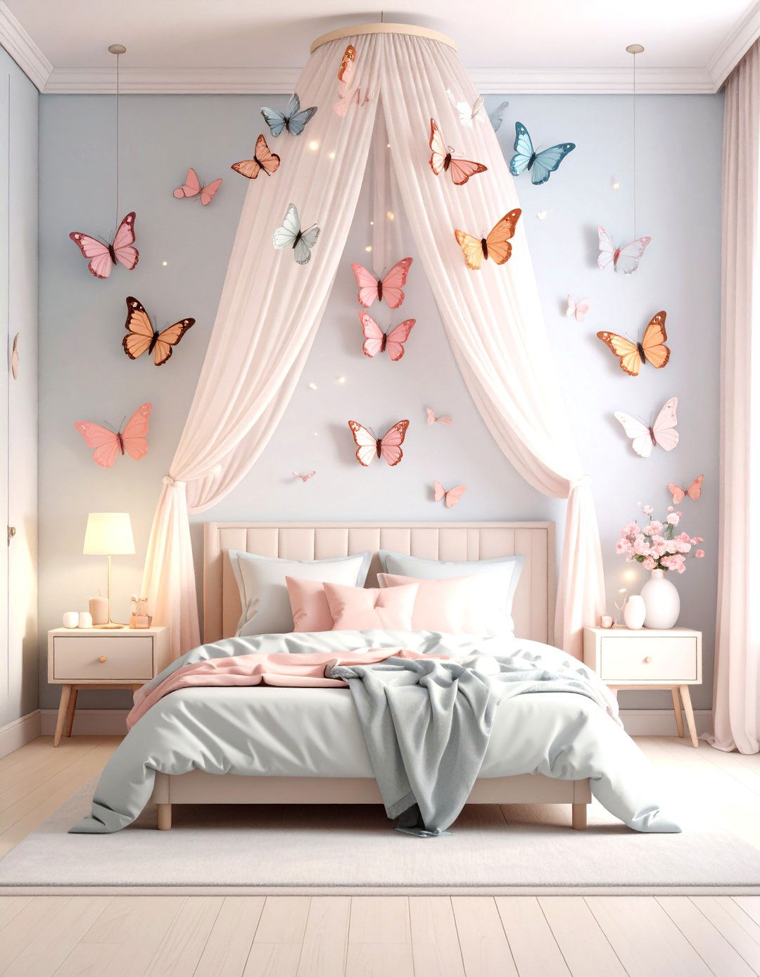 Butterfly Garden Sanctuary - 30 little girls room ideas