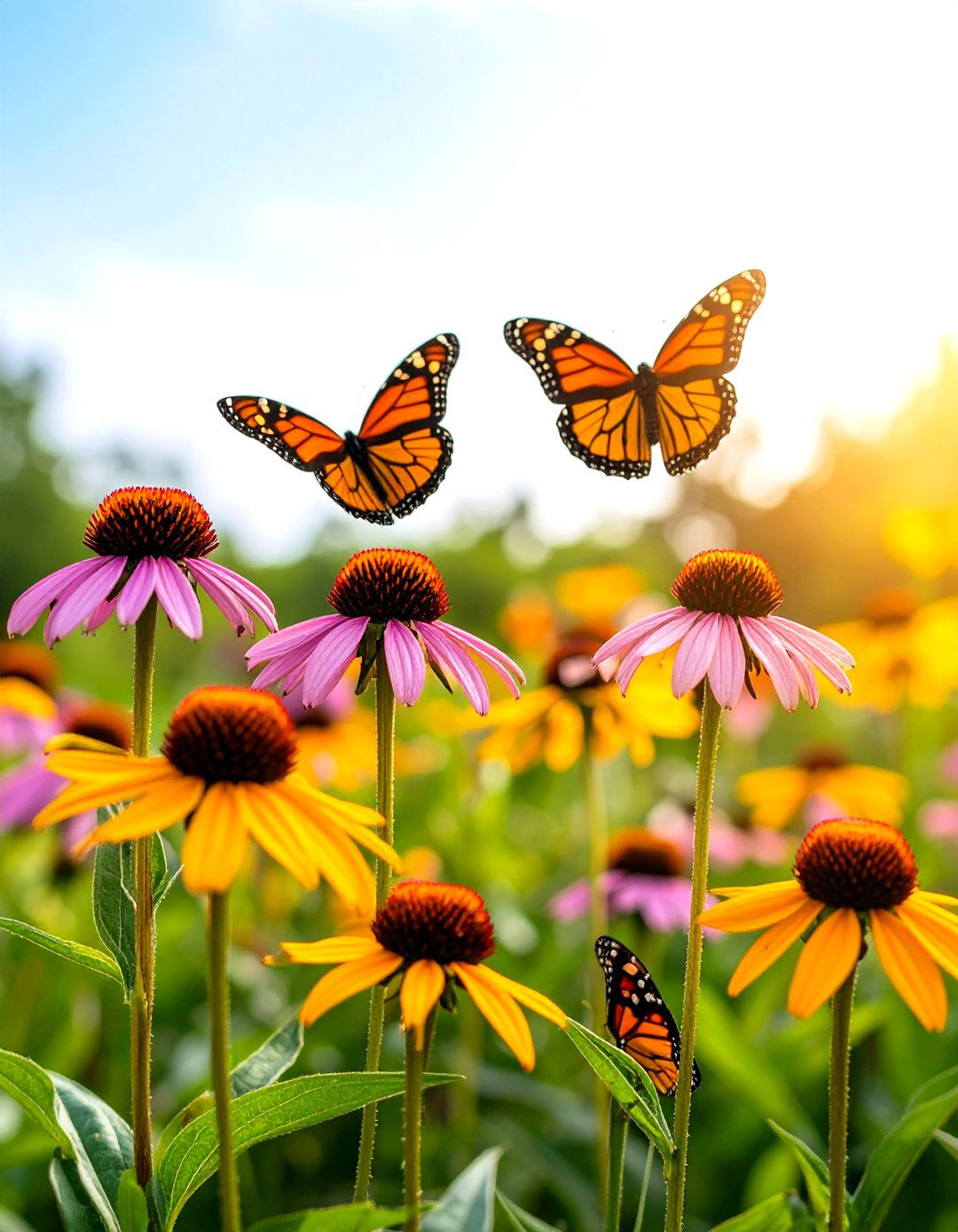 Butterfly and Pollinator Flower Bed Garden - 30 flower bed garden ideas