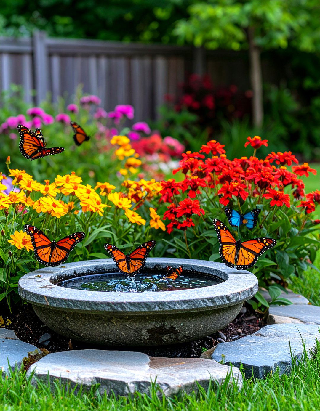 Butterfly and Pollinator Haven - 30 front yard landscaping ideas florida