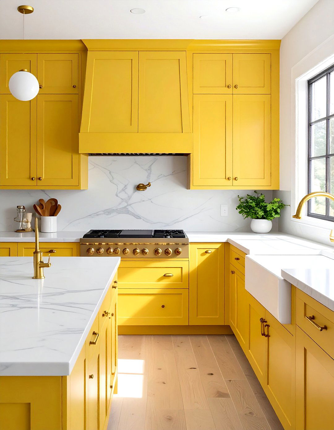 Buttery Yellow Kitchen Cabinets - 30 yellow kitchen ideas