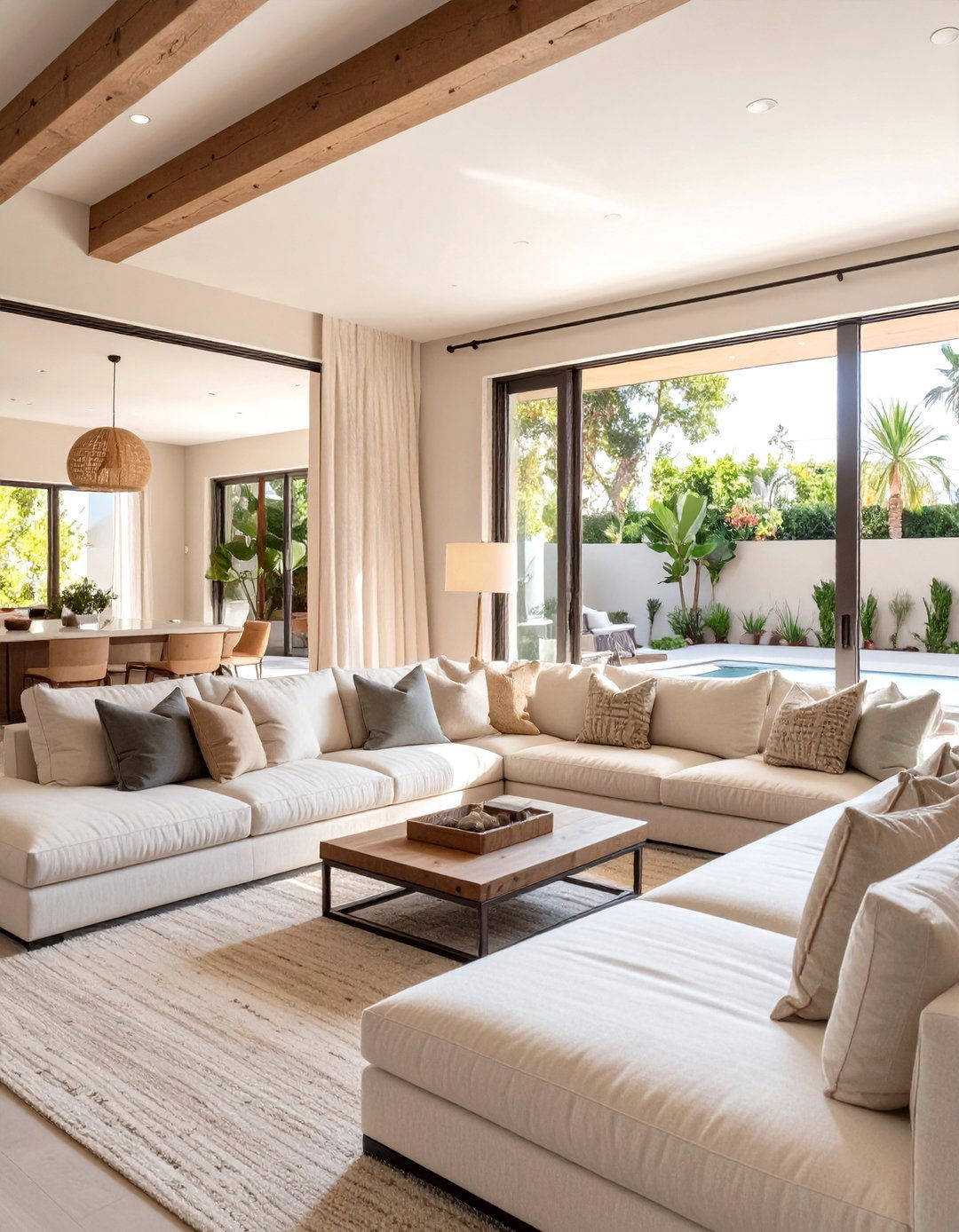 California Casual Open Concept Den - 30 california design den sheets ideas